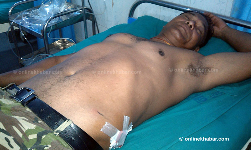 नेपालगञ्ज–खजुरा रोडमा बस र ट्रक ठोक्कियो दुर्घटना